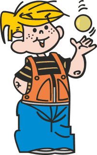 Boy with Ball Vector ClipArt